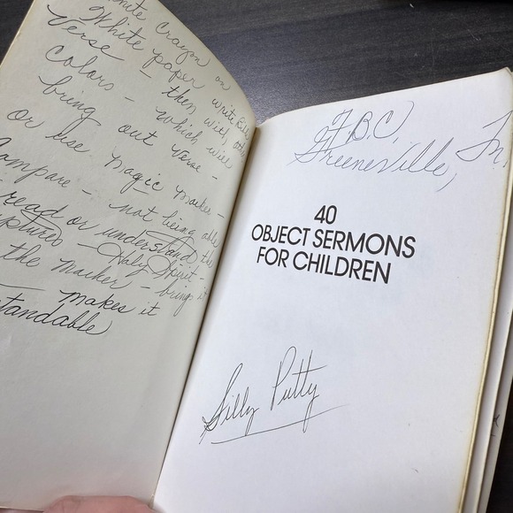40 Object Sermons‎ for Children by Trull First Printing 1975 Christian Ministry - Picture 2 of 5